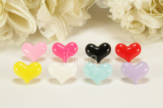 Small Lolita HEART 22mm FLATBACK