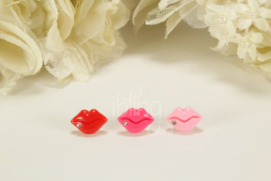 Small DIAMANTE LIPS 17mm Flatback Resin