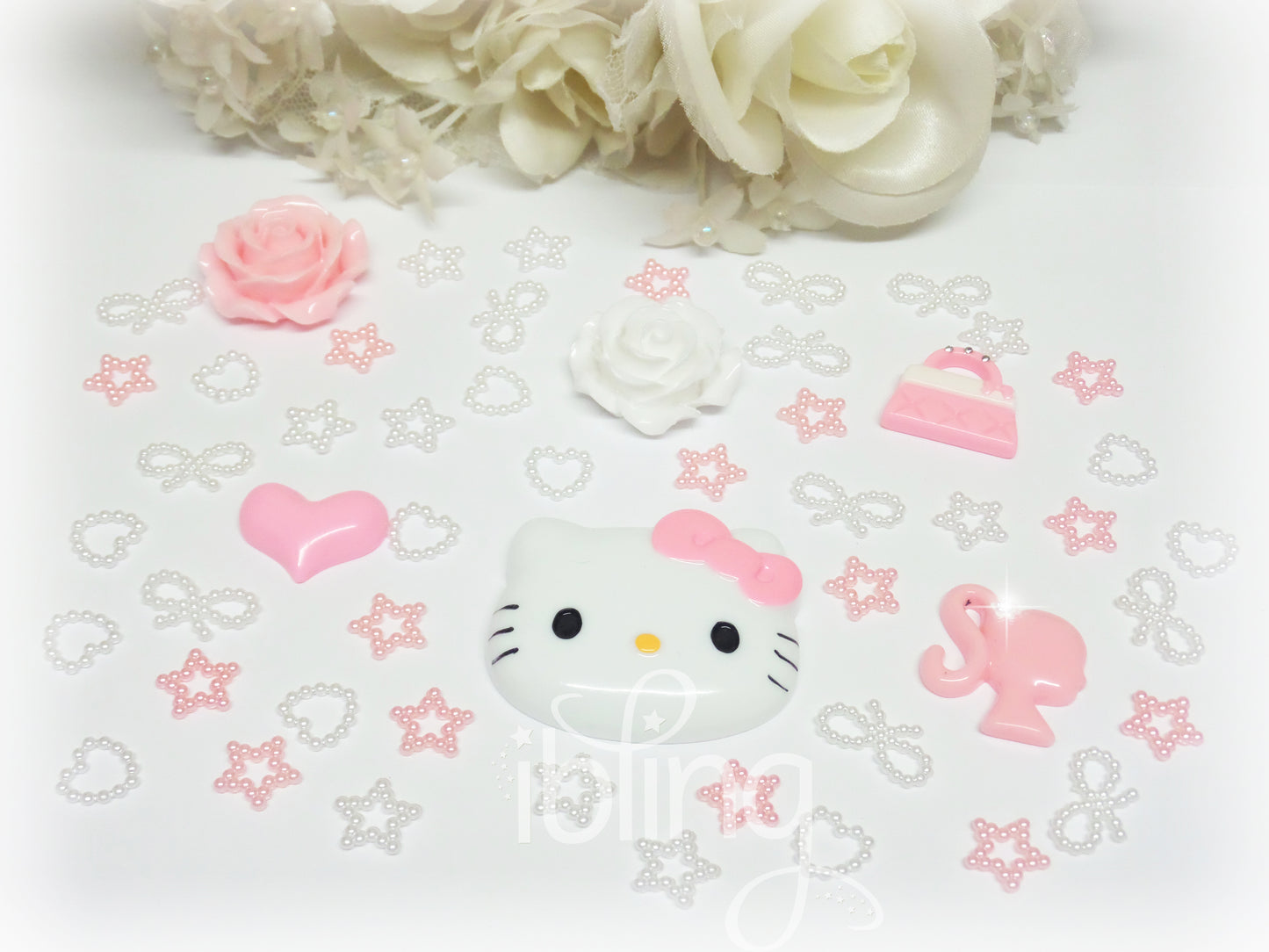 Hello Kitty Cabochon DIY Set Flatback