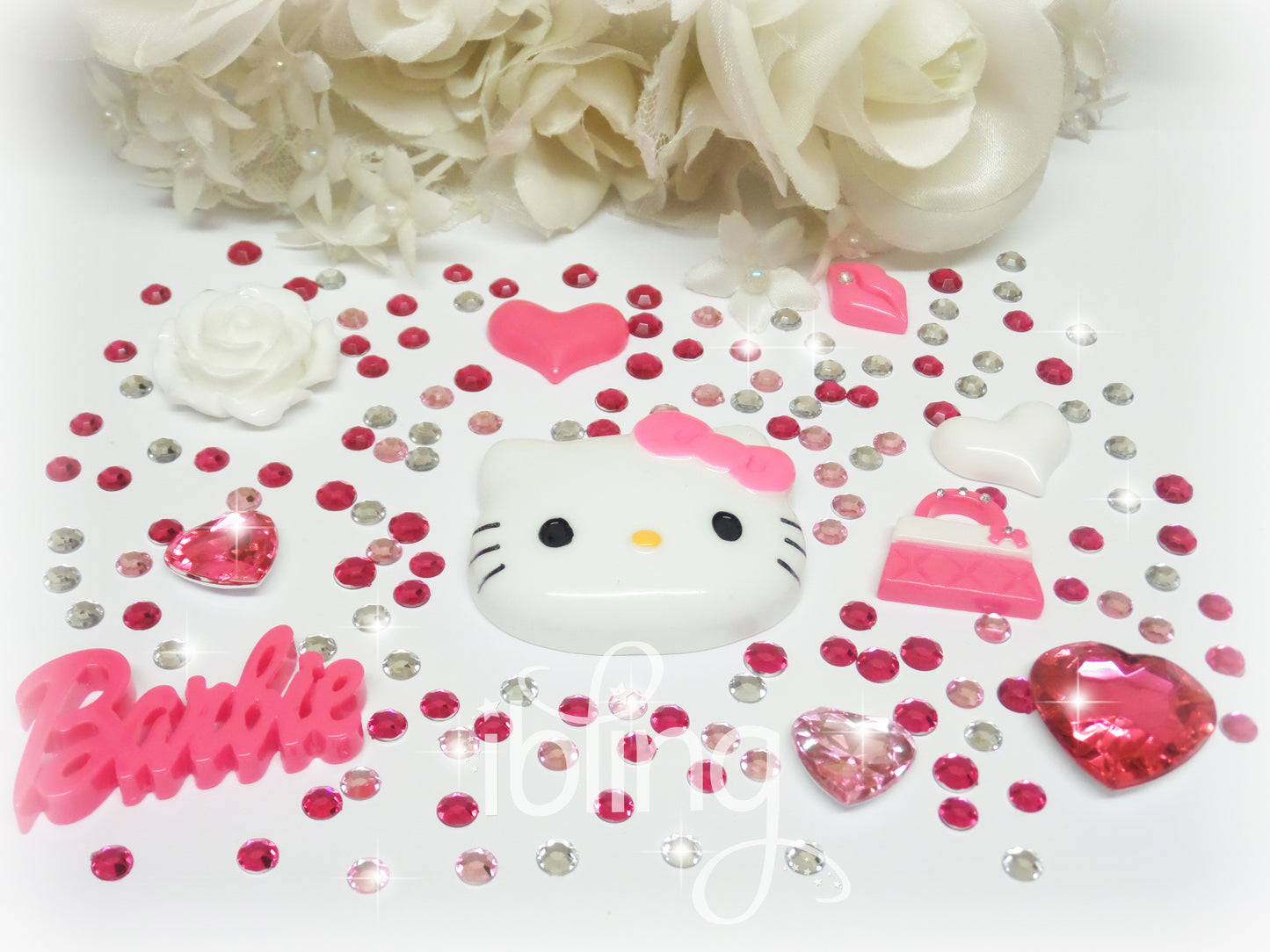 Hello Kitty Cabochon DIY Set Flatback