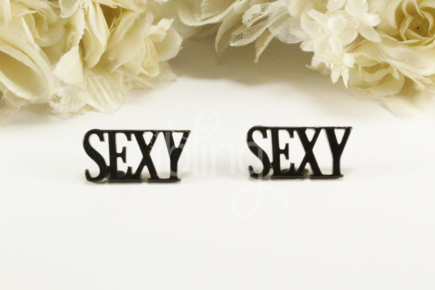 SEXY Word 39mm FLATBACK Kawaii Resin CABOCHON Decoden