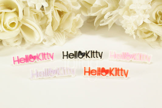 Hello Kitty Kawaii CAT Word 48mm Flatback