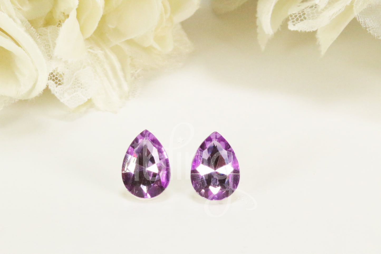 3D BLING Gem TEARDROP Diamante 18mm