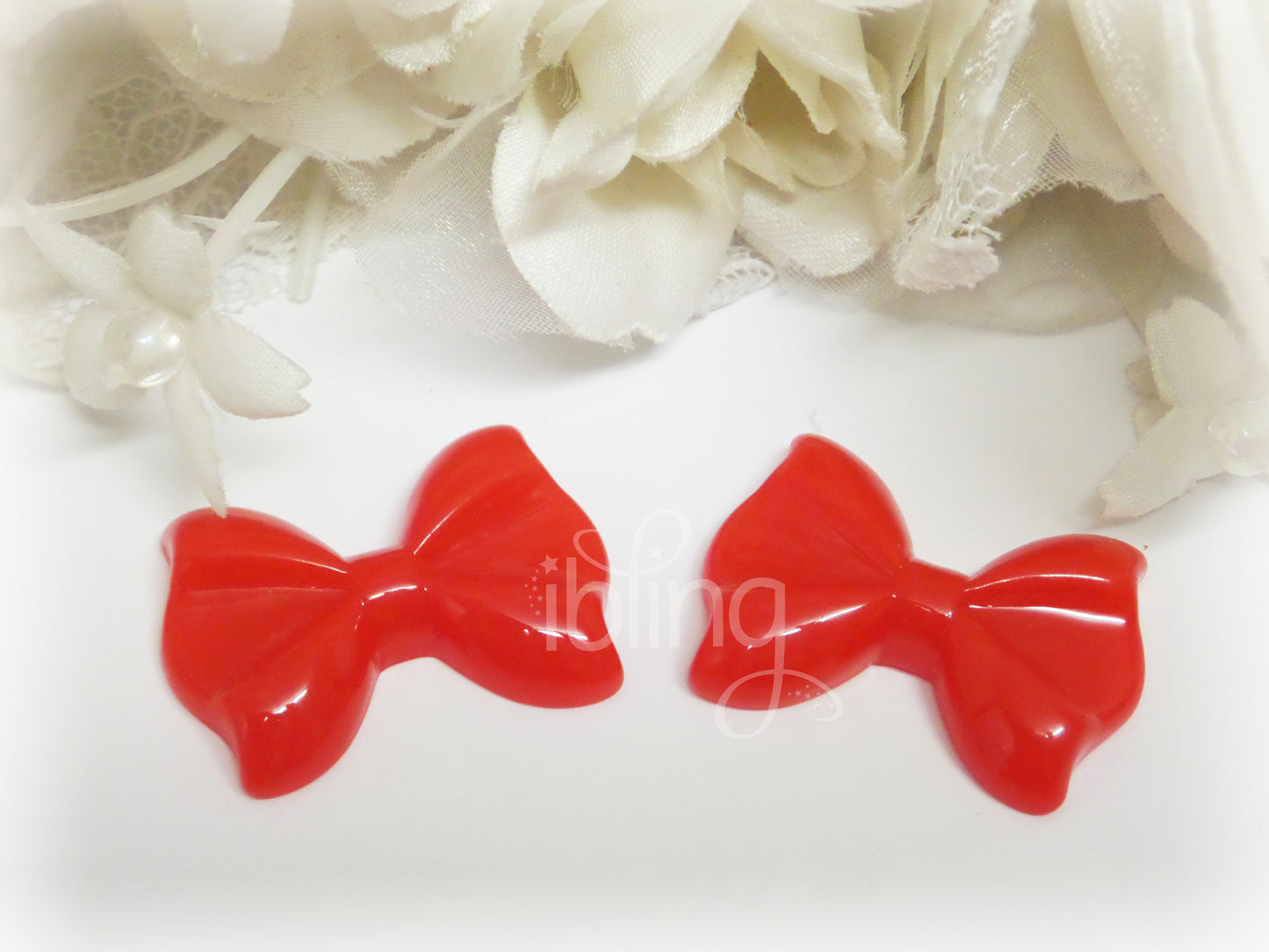 Acrylic BOW 28mm FLATBACK